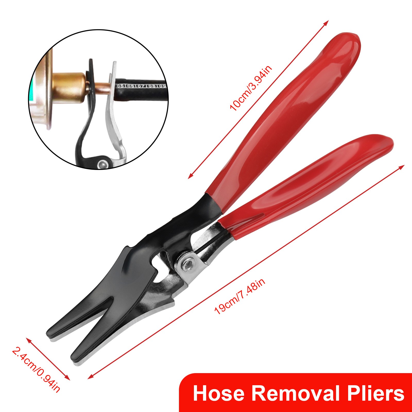 4pcs Hose Clamp Pliers Set Fuel Oil Pipe Removal Tool Car Repair