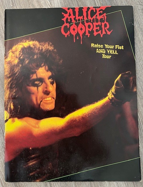 ALICE COOPER (4) Tour Concert Programs Tour Books Bundle
