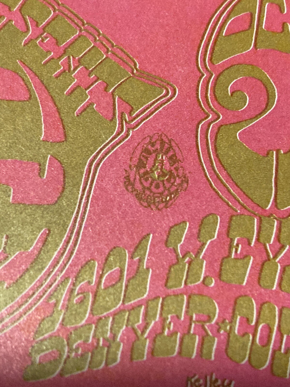 ALLMEN JOY CANNED HEAT 1967 DENVER COLORADO FAMILY DOG POSTCARD FDD-7 MInt - OP