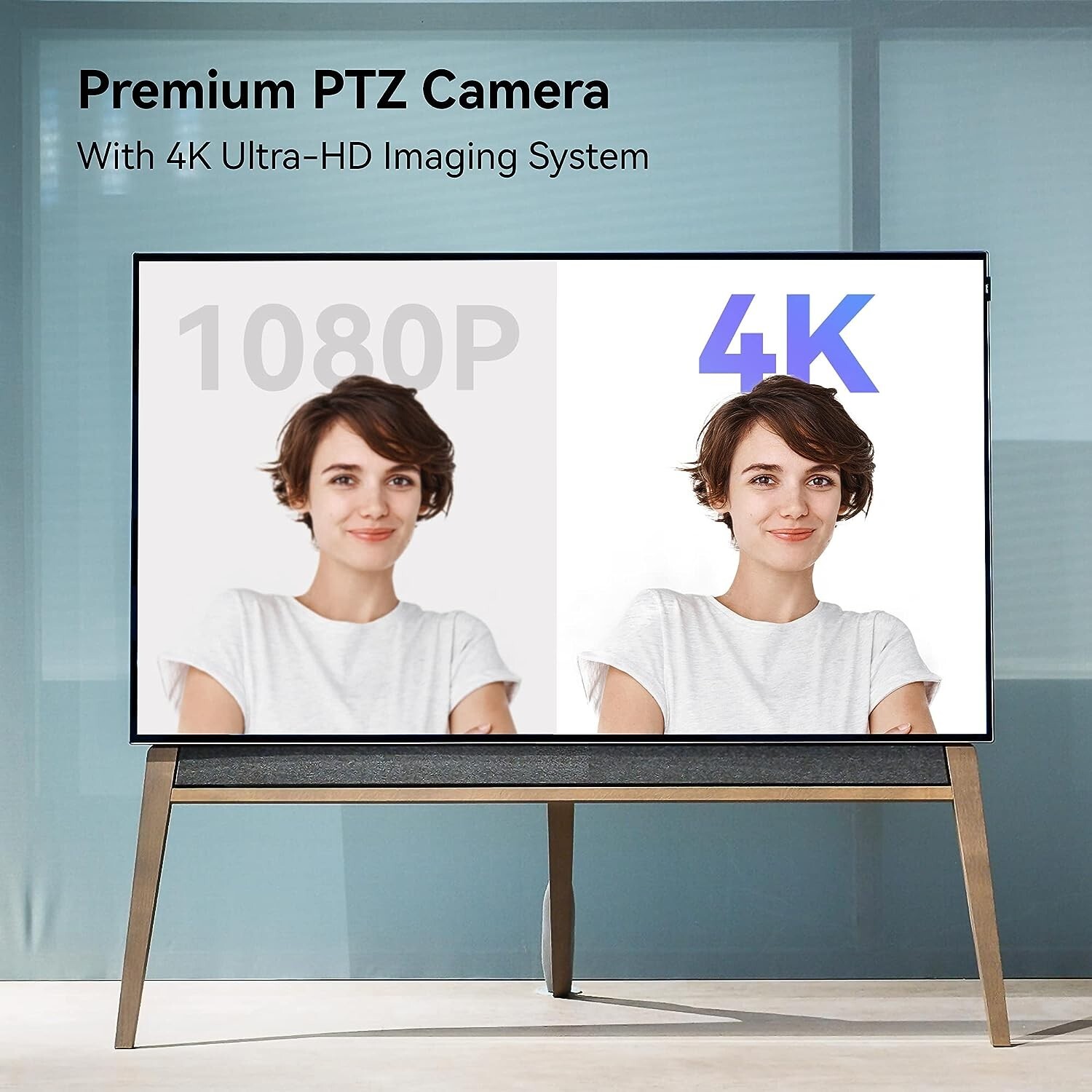 Tenveo 4K PTZ Conference Camera with 12X Zoom Wide View Angle USB3.0/HDMI/RJ45