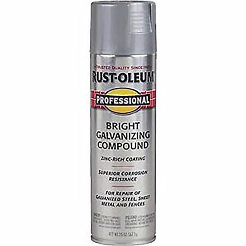 Rust-Oleum 7584-838 Fast-Drying Gray Cold Galvanizing Spray 20 oz. (Pack of 6)