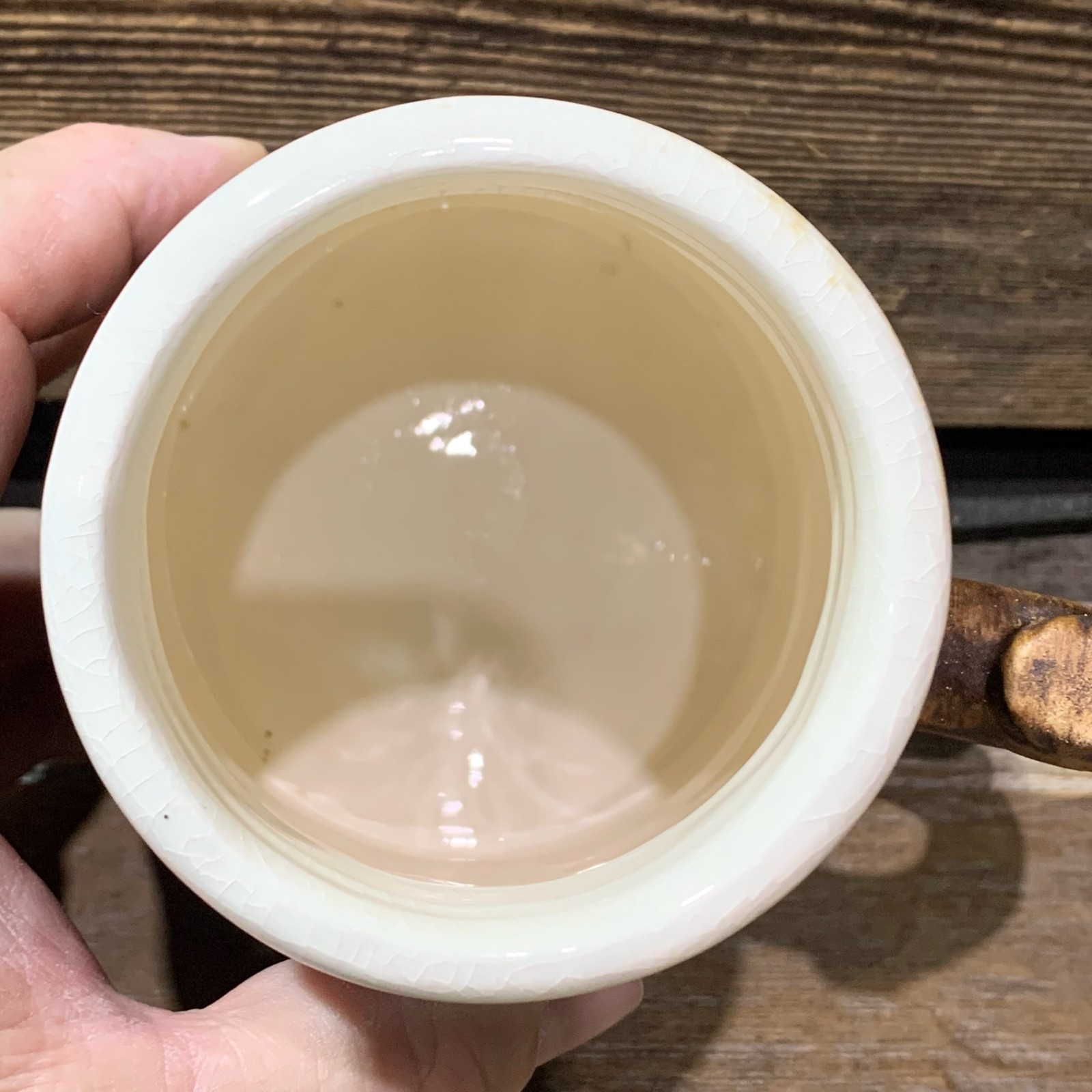 1957 Treasure Craft, Barrel Style Beer Mug, Porcelain, 4.5"