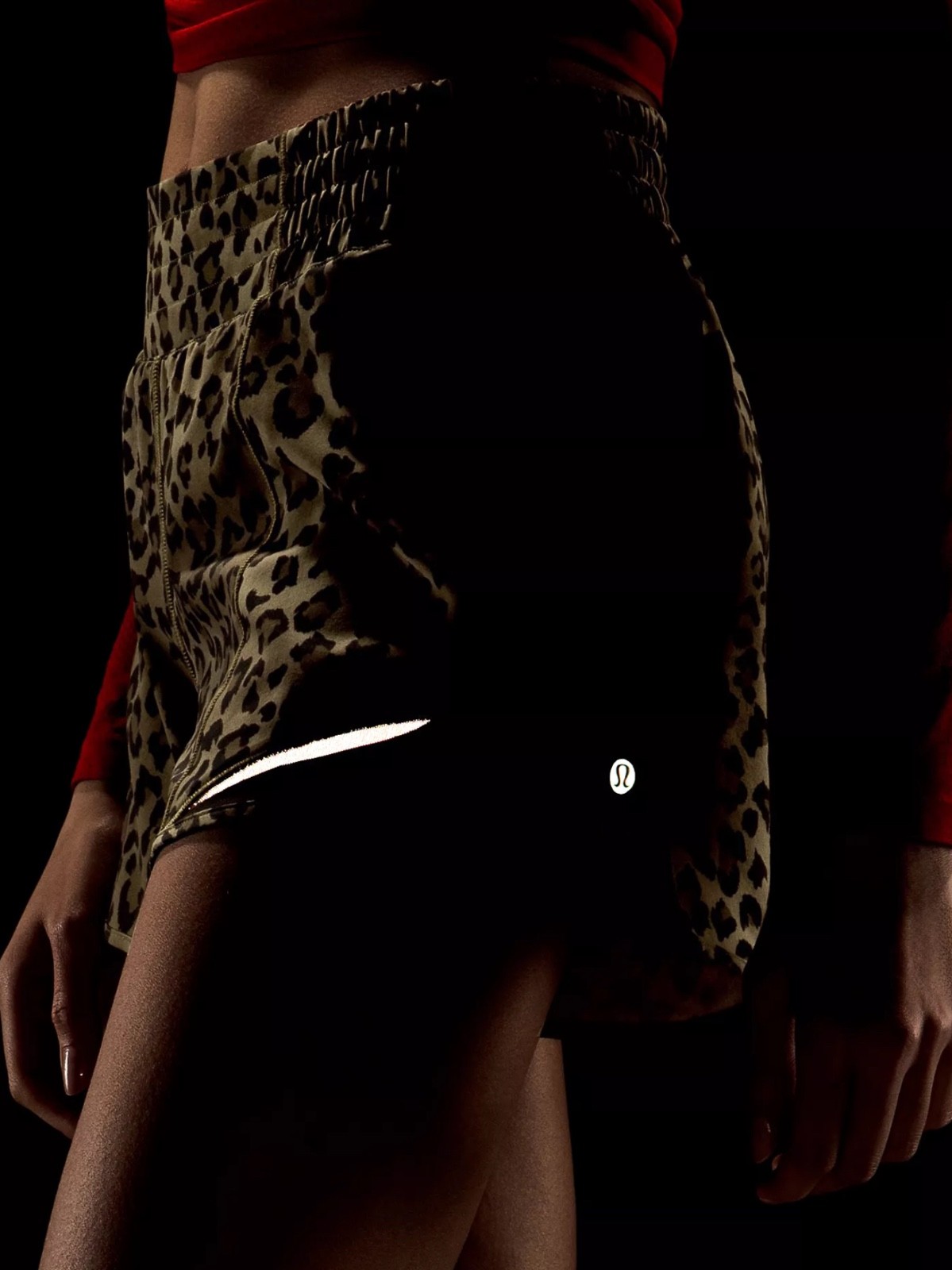 FAST SHIP LULULEMON Hotty Hot High Rise Short 4”~True Leopard Night Brown 0-14