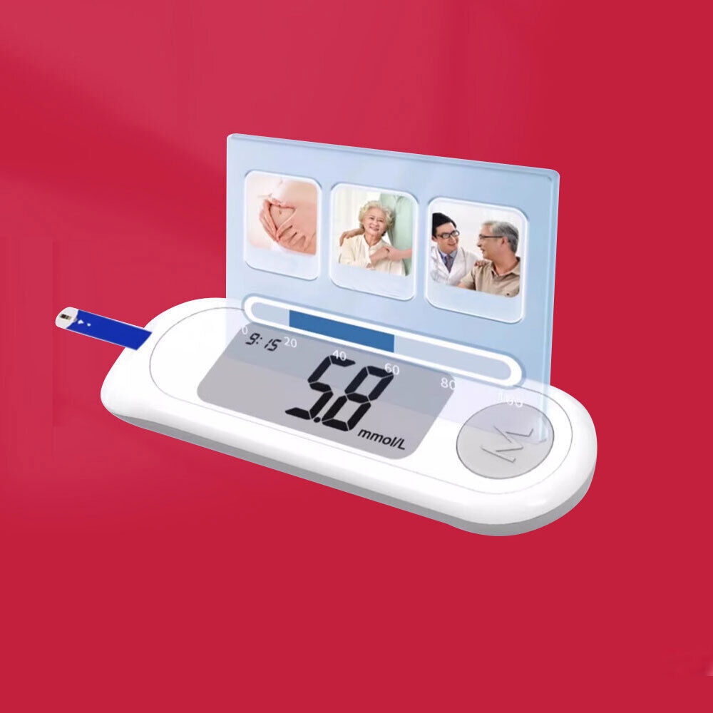 Blood Glucose Meter Diabetes Testing Kit Sugar Meter Glucometer 50 Test Strips