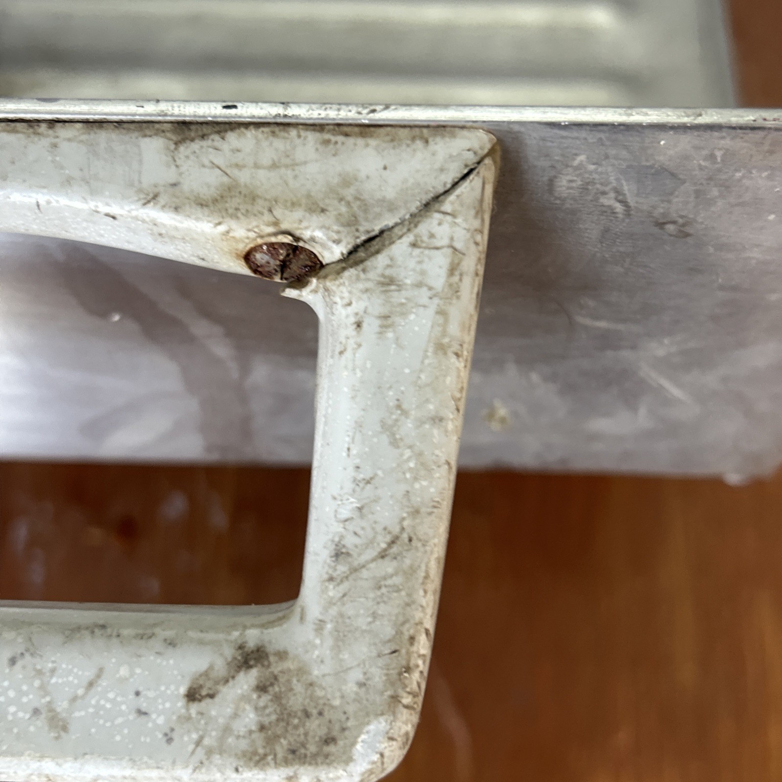 HOBART 512 Slicer Meat Carriage Tray Stainless Steel w/ Meat Grip & Thumb Screw