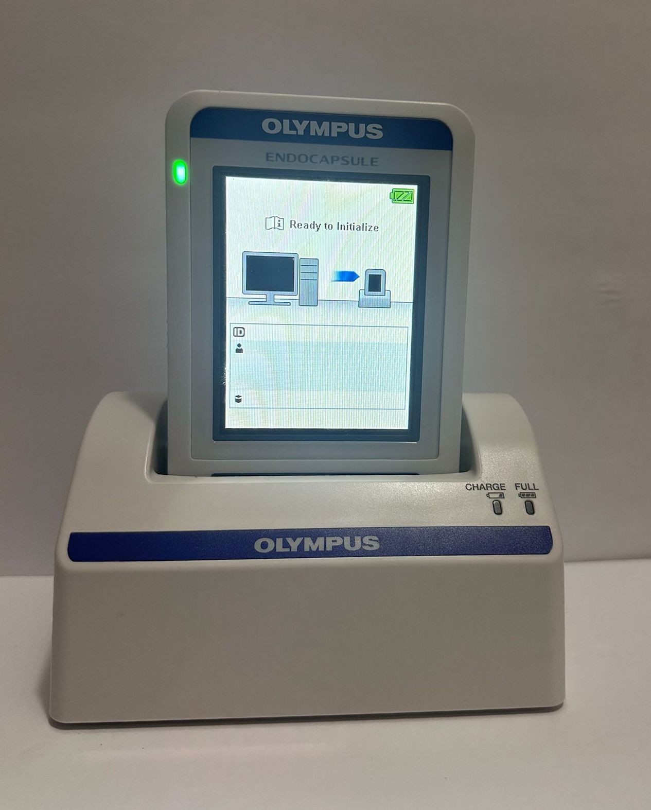 Olympus RE-10 Endocapsule Recorder Endoscopy w/ Cradle MAJ-2032 NO ADAPTER