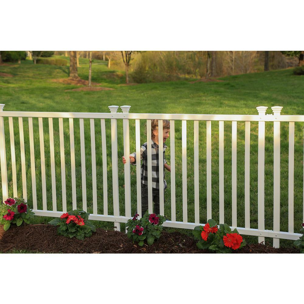 Zippity Outdoor Products Garden Picket Fence Panel Kit 3 ft. H No-Dig (2-Pack)