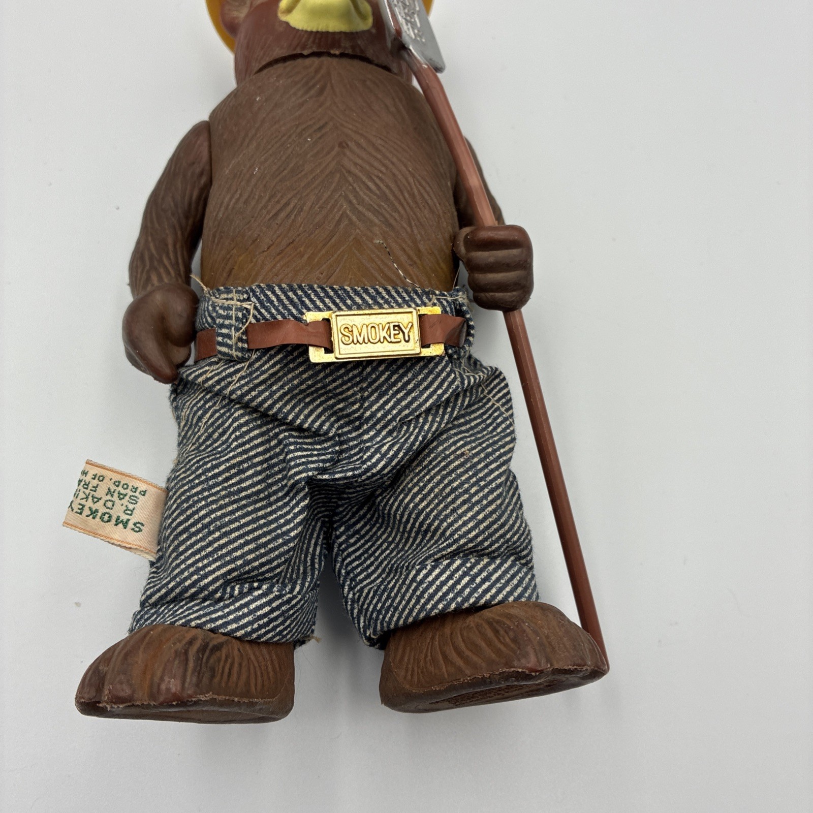 Vintage Smokey the Bear 8" Action Figure with Shovel Made by R. Dakin & Co.