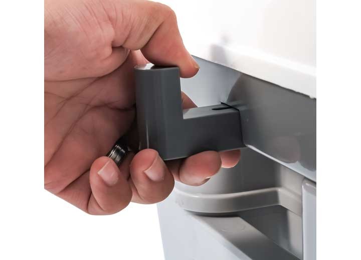 Camco 41545 Premium Portable Travel Toilet - 5.3 Gallon Capacity