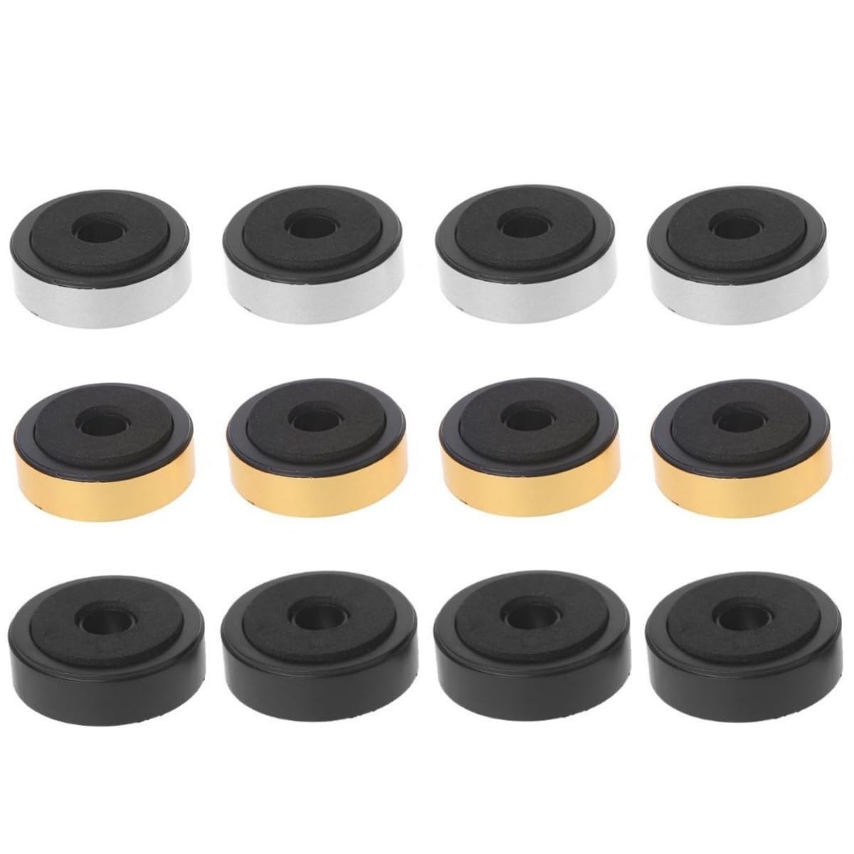 CCeCCe 12 Pack Speaker Isolation Feet Amplifier 48mm Plastic Shock...