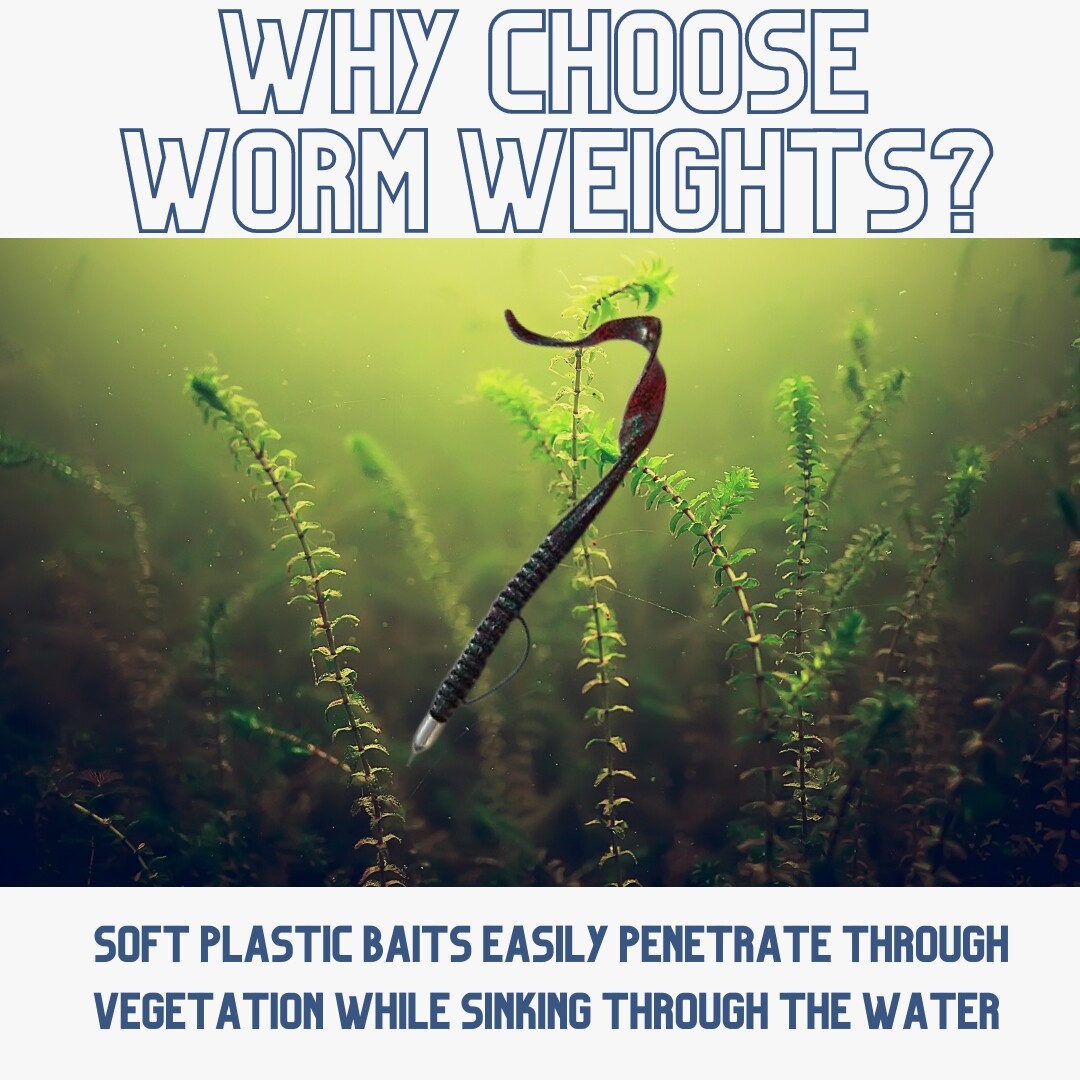 Reaction Tackle Lead Worm Weights / Bullet Sinkers (25 pack) in Various Sizes