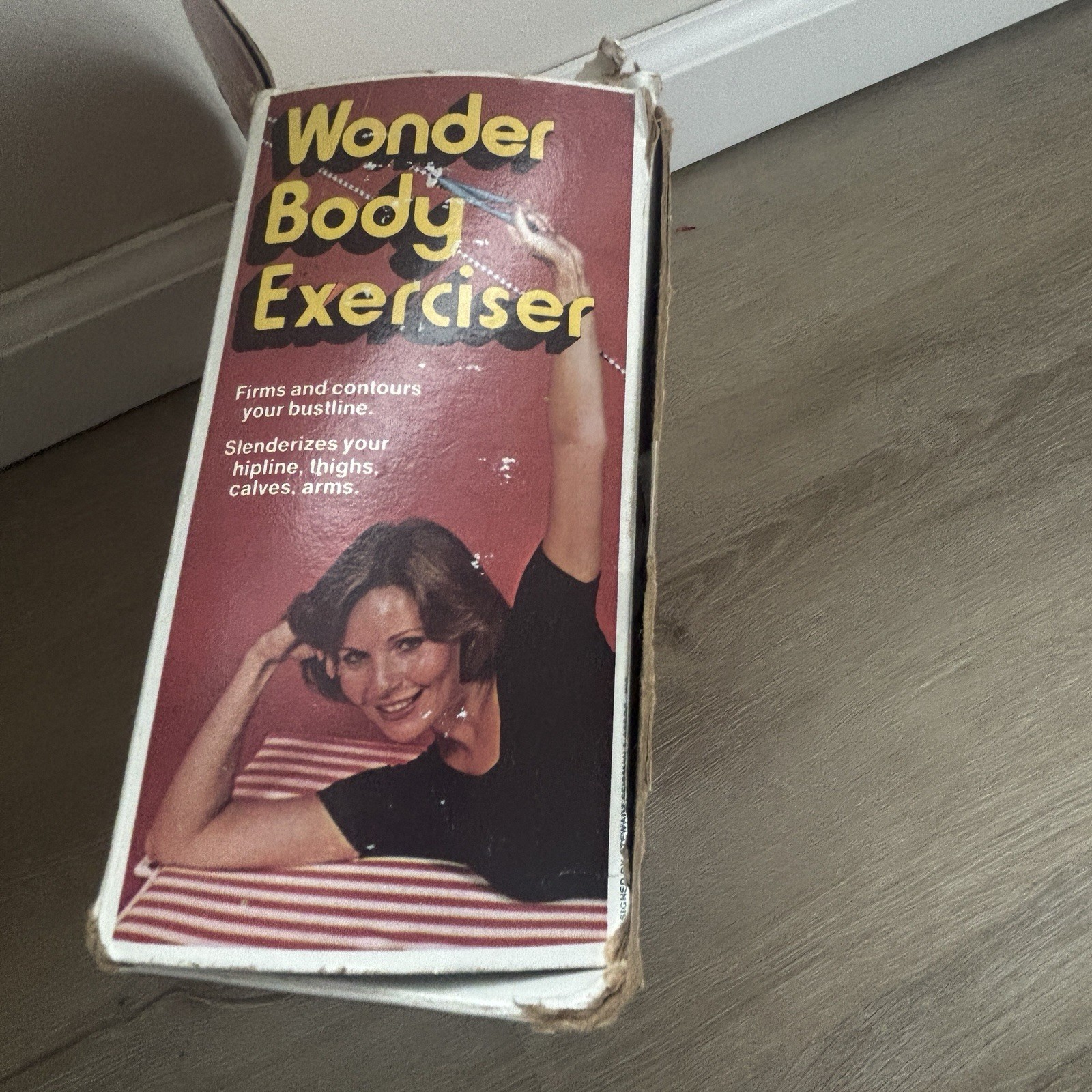 VTG Wonder Body Exerciser Retro 70s Fitness Rope Pulley Original Box Manual MCM