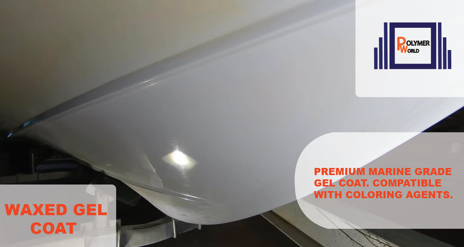 Polymer World White Gelcoat with Wax 1 Gallon, Boats, Cars, RV, Fiberglass ,Tubs