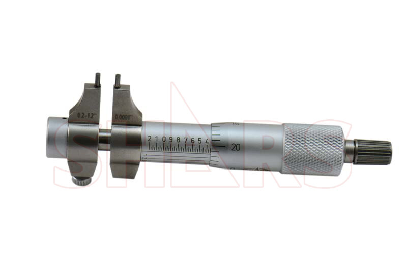 SHARS PRECISION .2 - 1.2" .0001" INSIDE MICROMETER SET NEW P}