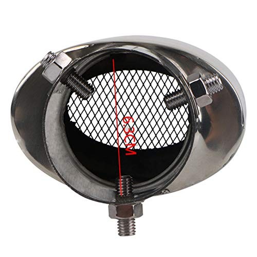 Universal Straight Type Stainless Steel Bolt-On Car Exhaust Tail Muffler Tip