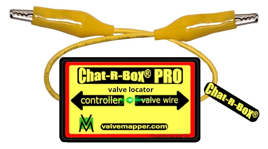 Lawn Valve Locator Chat-R-Box PRO w/LED, Valve Finder, find Buried Valves