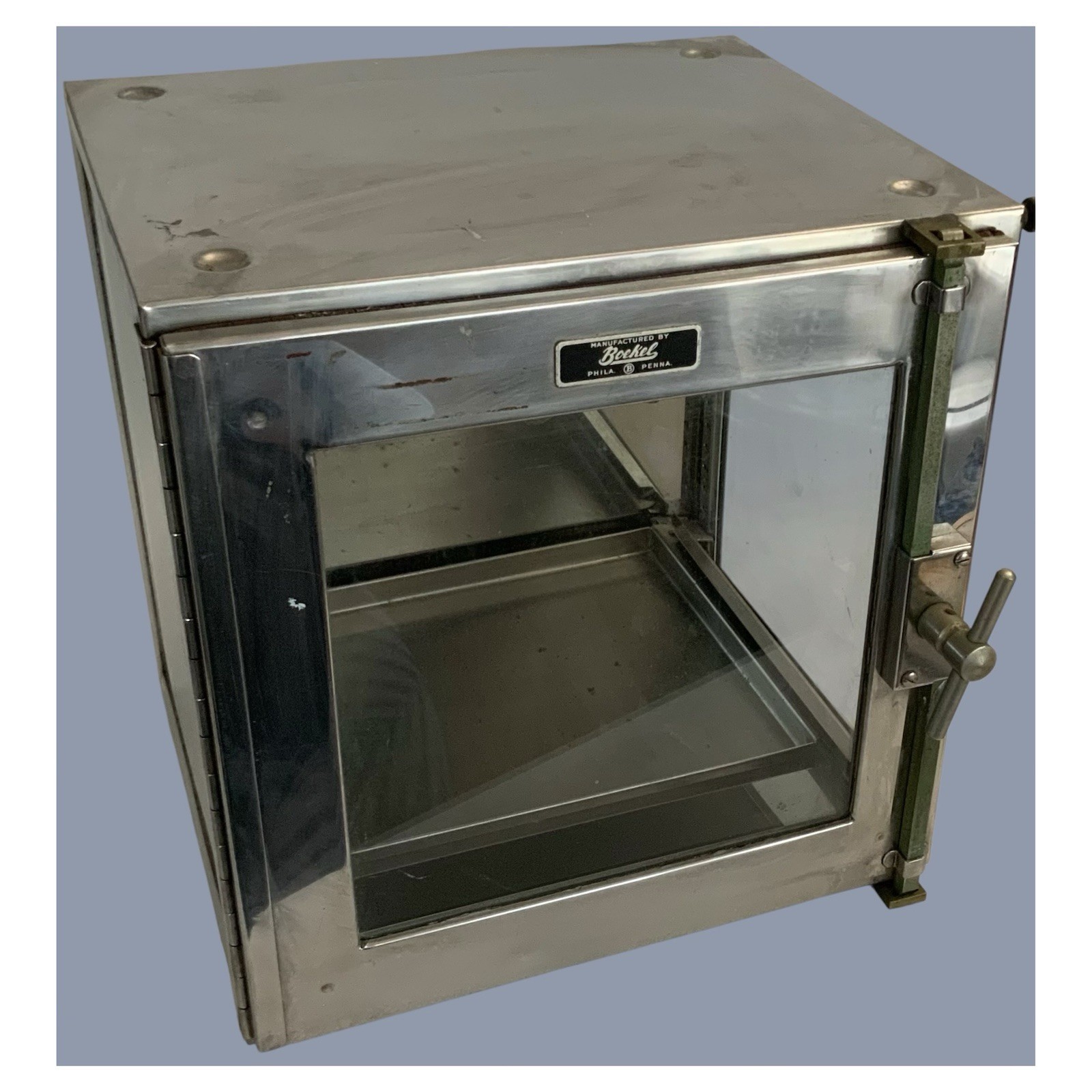 Vtg Boekel Scientific Incubator- Phila PA-12x12” Metal & Glass - Untested/AS IS