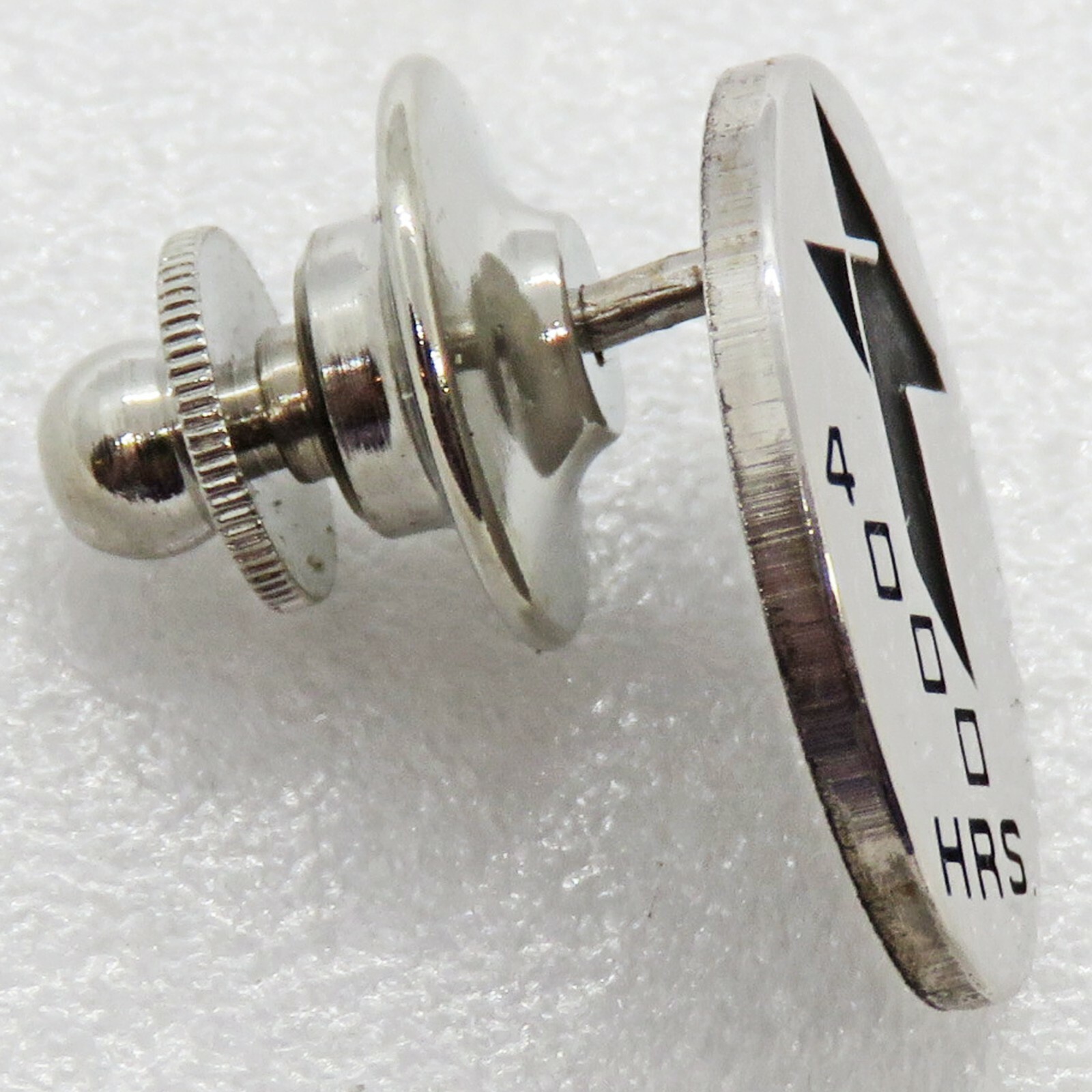 4000 Hours Sterling Silver Cross Pin