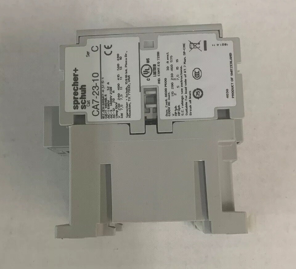 CA7-23-10-120 Sprecher+Schuh Contactor Brand New