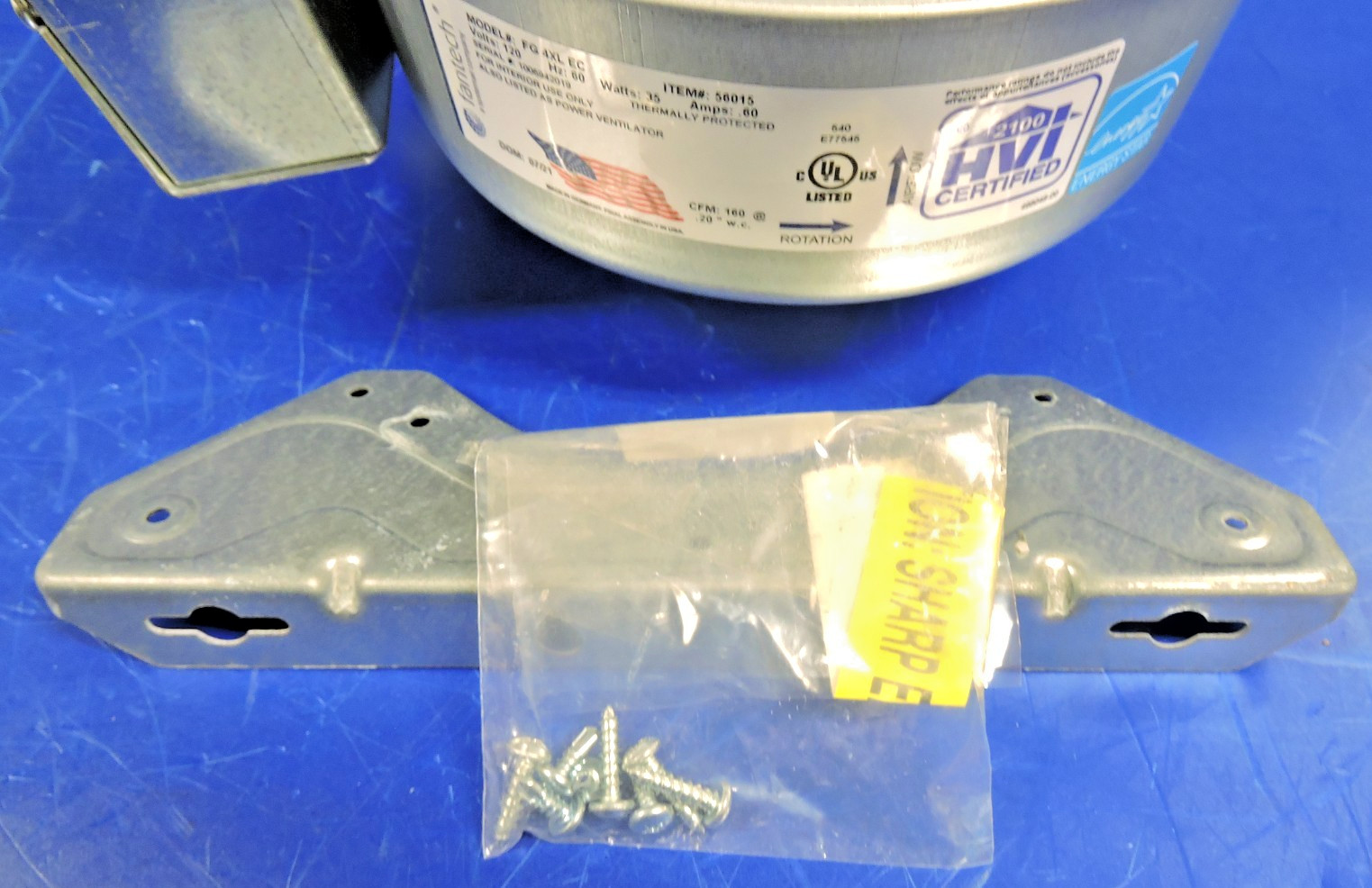 Fantech FG 4XL Inline Centrifugal Fan 4-Inch Duct 170 CFM New