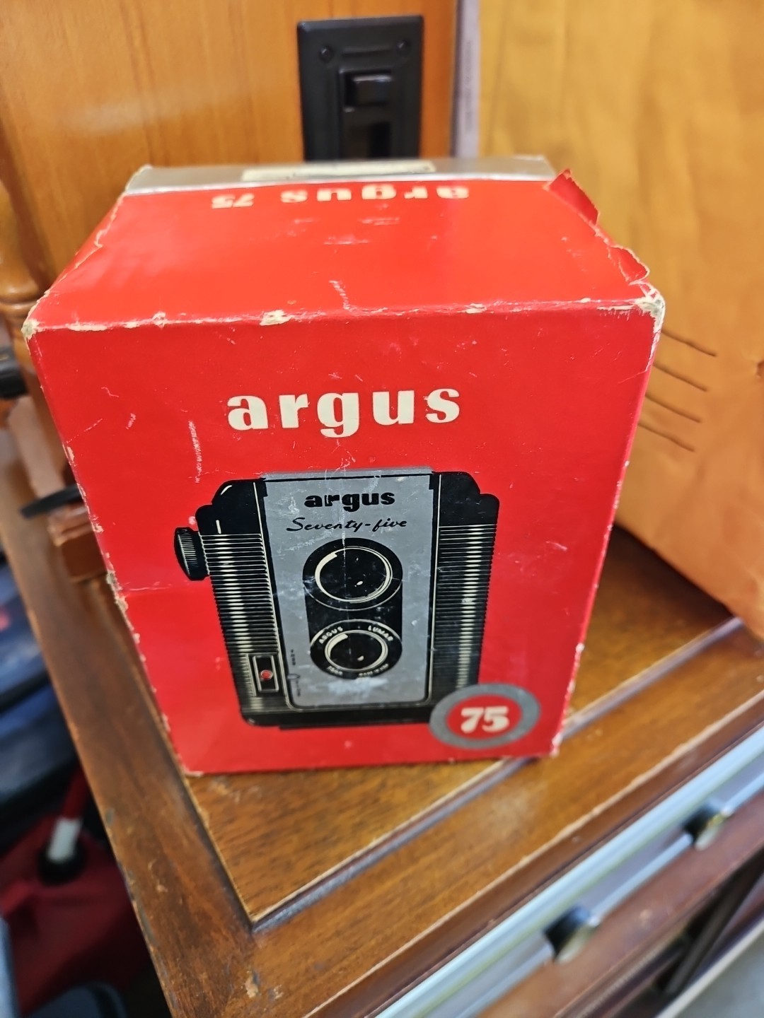 Vintage Argus Argoflex Camera 75 Seventy Five ( Original Box Only ) No Camera