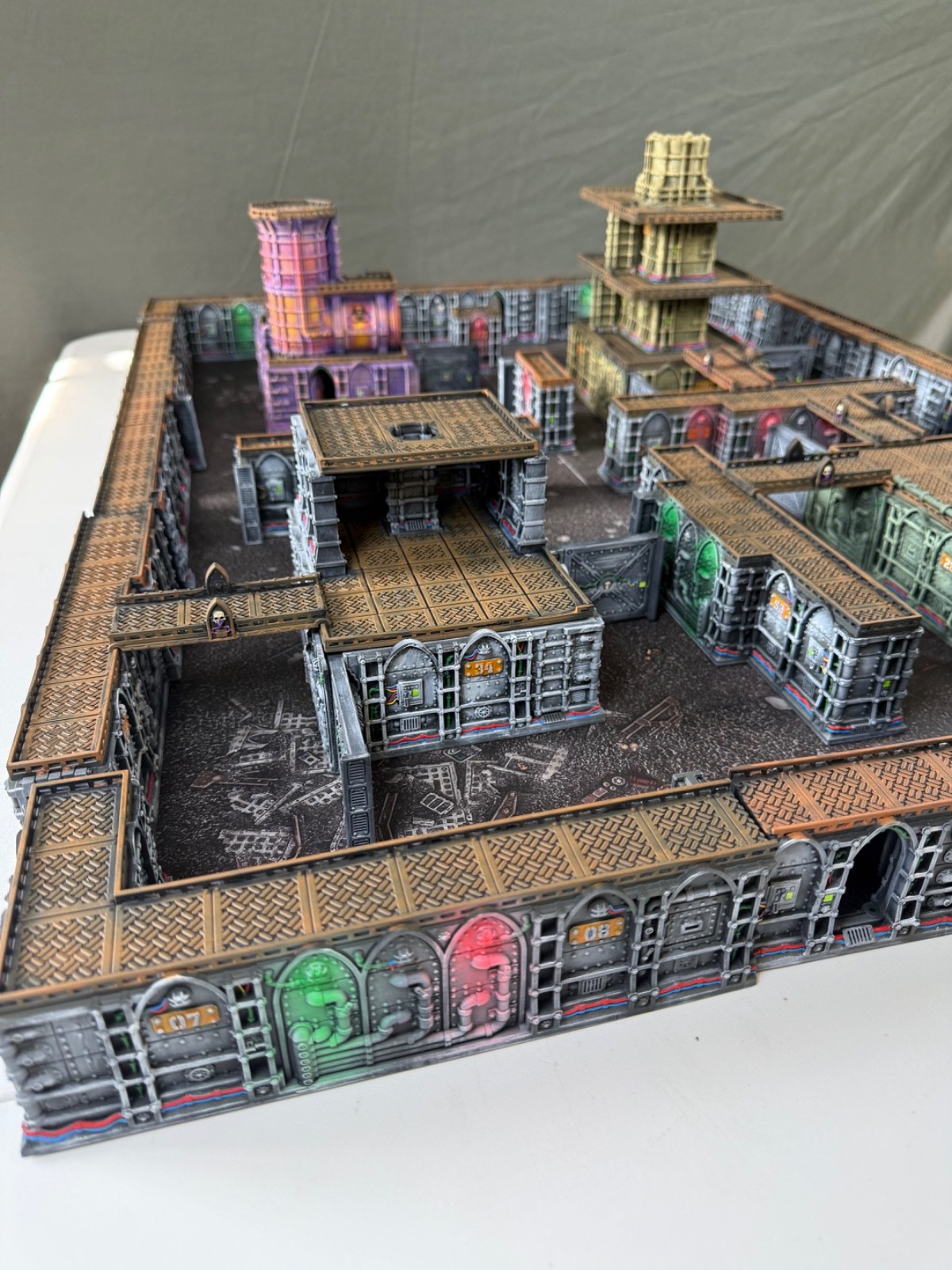 Ready Painted Kill Zone Complet Set Wa rhammer Kill Team Scatter Terrain