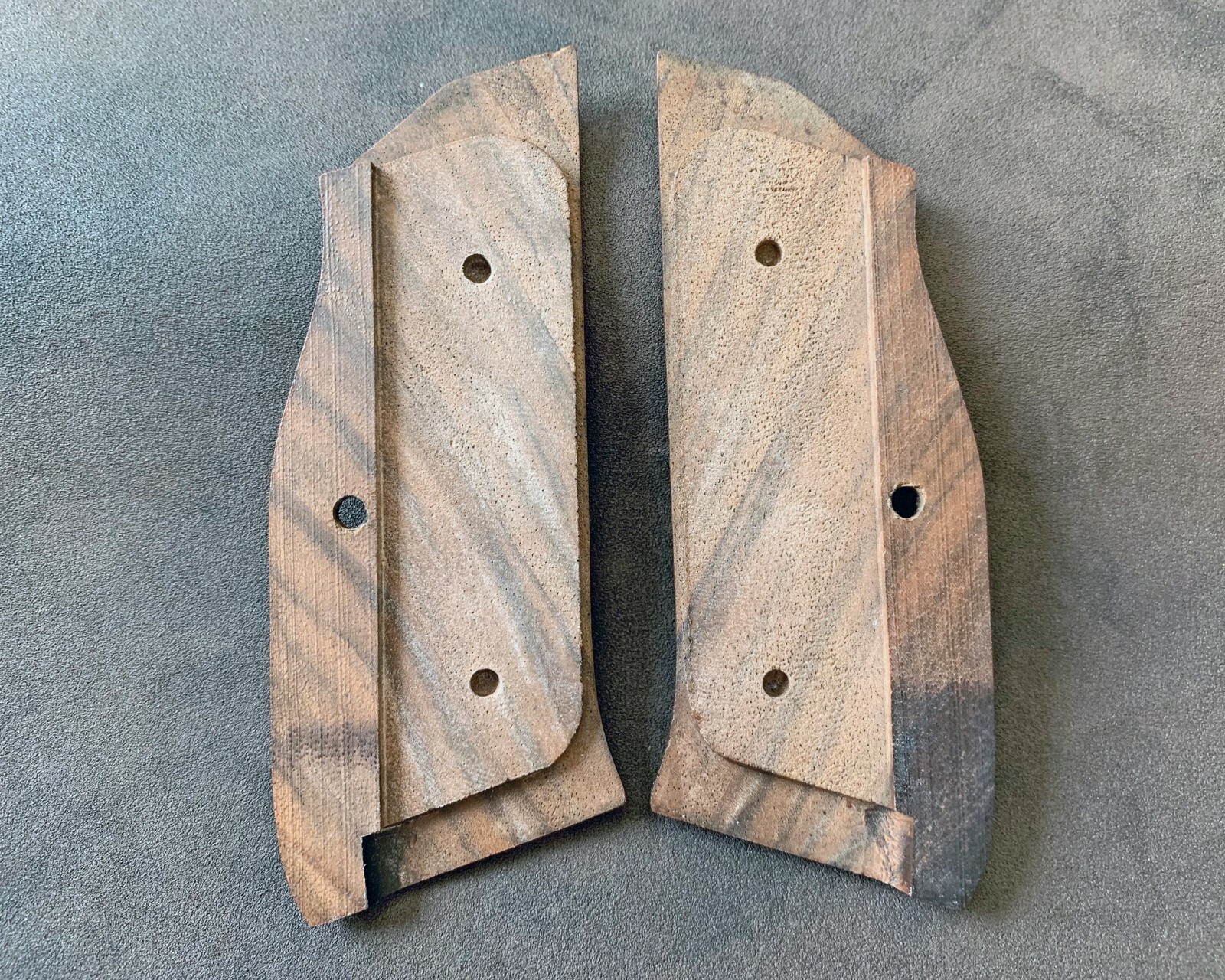 CZ Shadow 2 Turkish Walnut Wood Grips. Checkered. Handmade. USA Based Seller