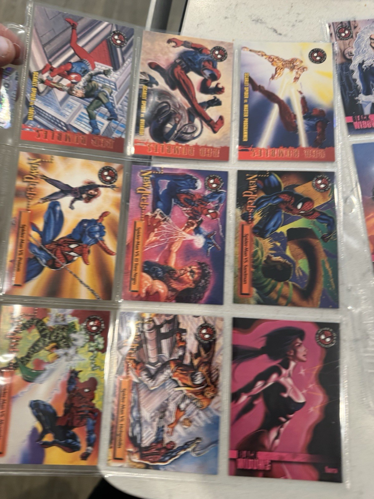 1996 Skybox Marvel Spider-Man Premium - Complete 100 Card Set