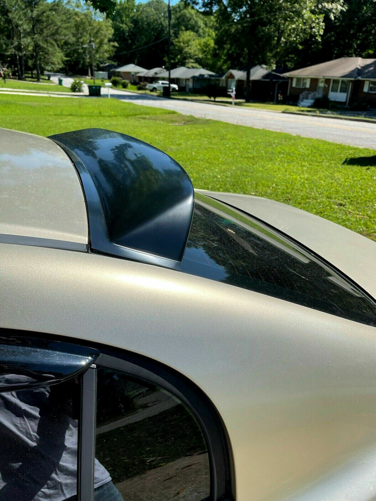 For 2006-2015 Honda Civic 4DR Sedan ABS Rear Window Roof Vent Visor Spoiler Wing