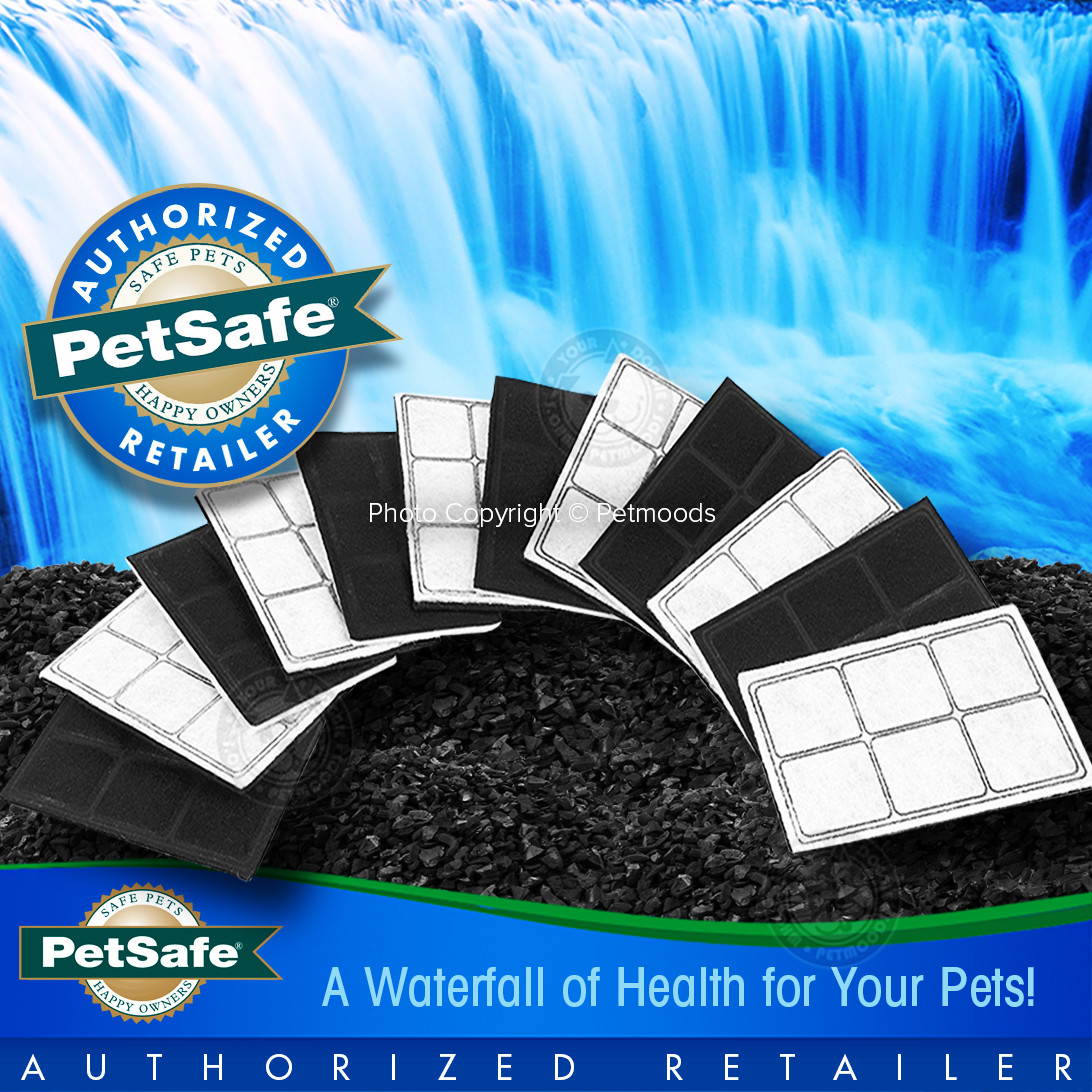 PetSafe Drinkwell Charcoal Filters Platinum Mini Zen Pet Fountains 12-Pack