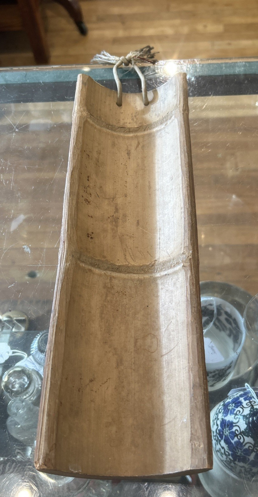 1955-58 KOREAN WAR Handmade Souvenir Map of Japan on Bamboo w/Military Bases