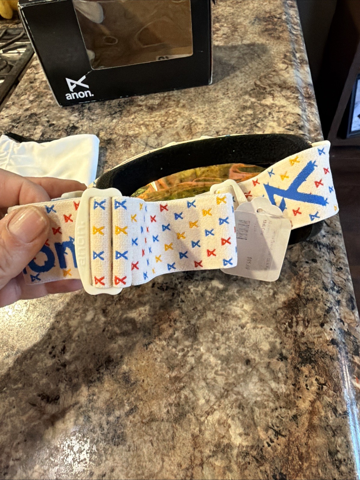 Anon Majestic Women's Ski Goggle White Hydro Multi Color DEAD STOCK NIB UglyBox