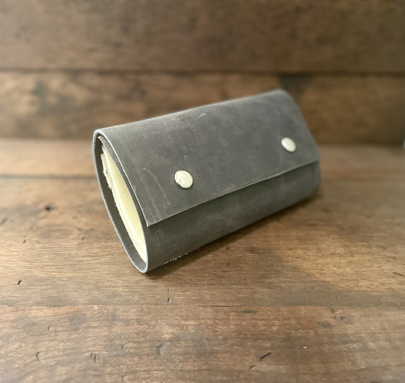 Leather Fly Wallet - Fly Book, Custom made in the USA