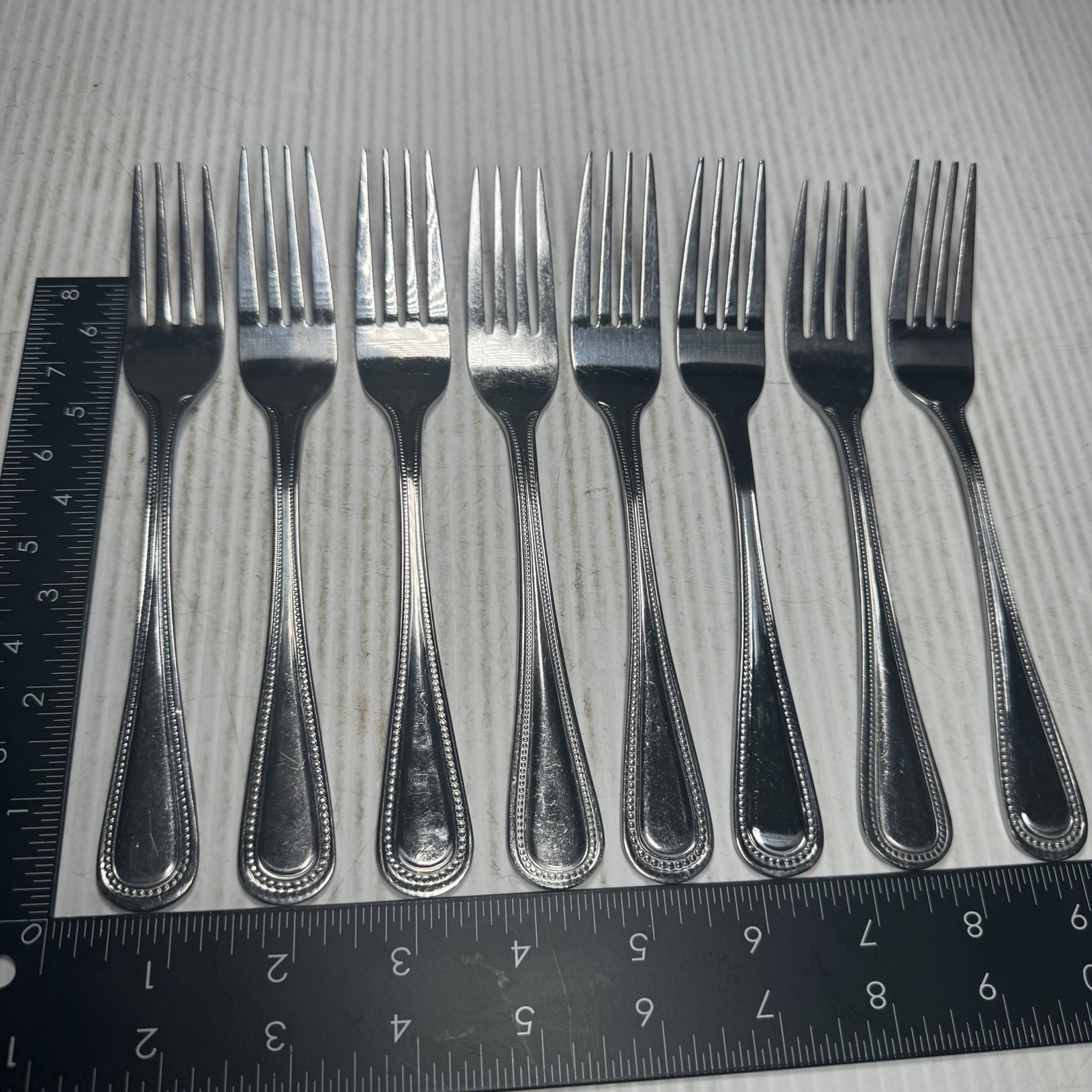 36-World Tableware Brandware Stainless Steel 4 Tine Harbour Dinner Forks 7½ inch