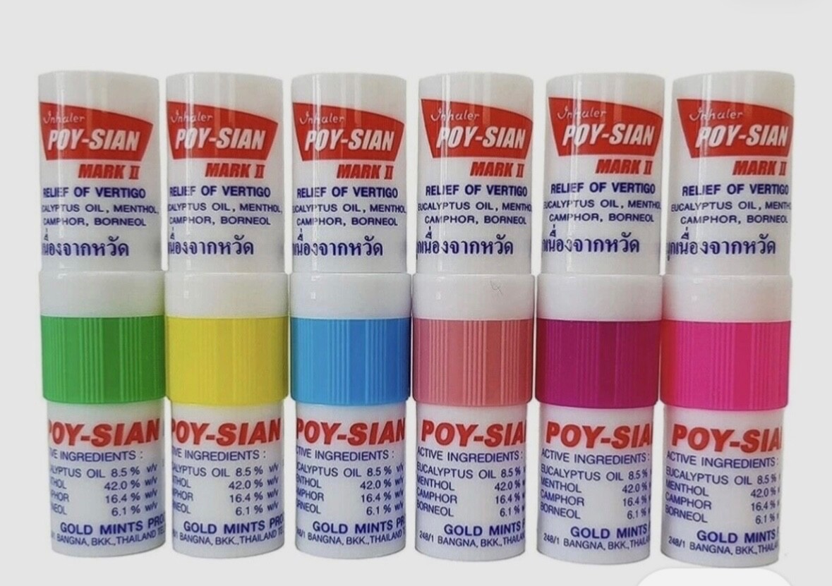 6 pc POYSIAN MARK II HERB INHALER