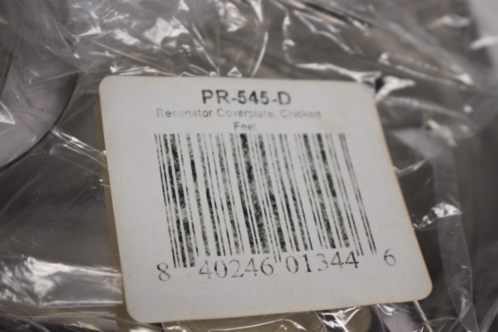 Recording King PR-545-D Resonator Cover Chicken Feet, New 10.175" wide