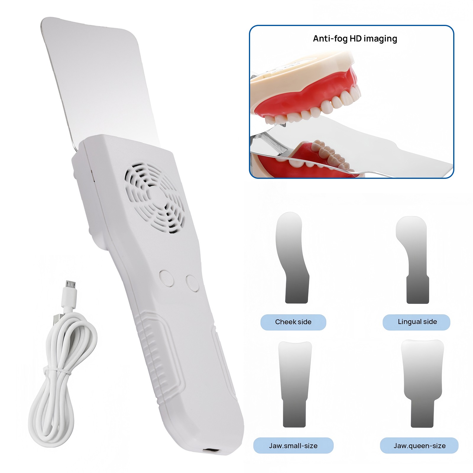 Dental Occlusal Fog Free LED Intra Oral Photo System 4 Mirror Anti-Fog