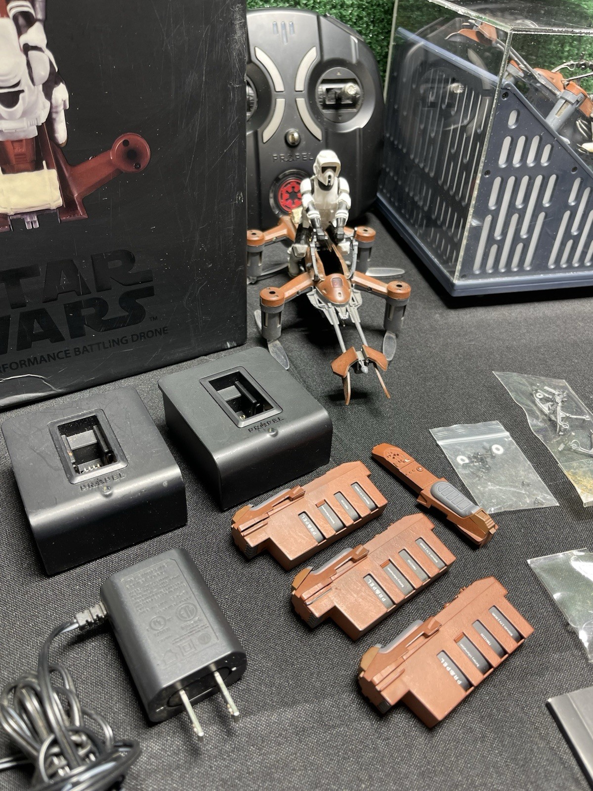 Star Wars Propel Lot Of 2 74-Z Speeder Bike Drone. Free Shipping!