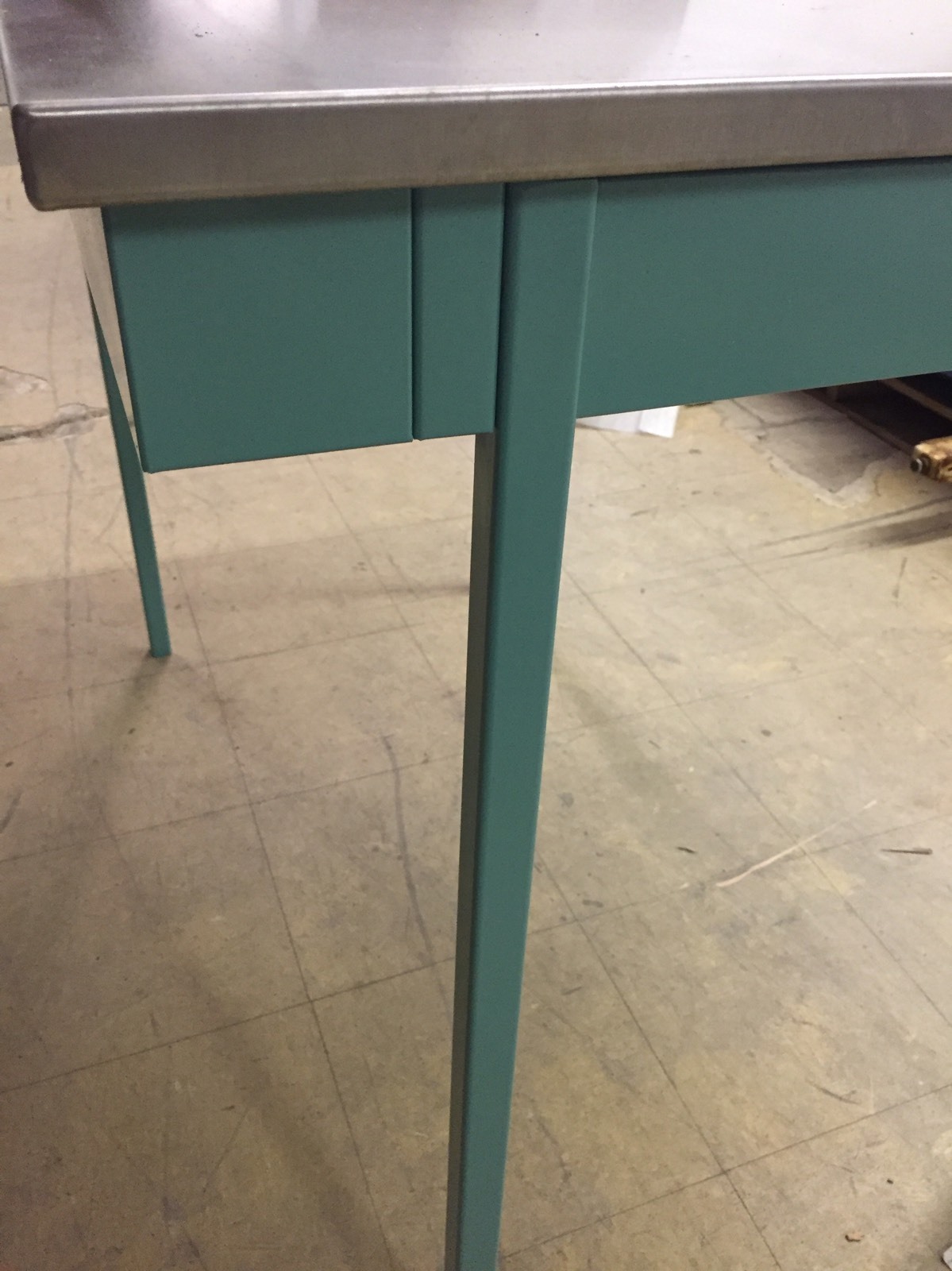 NEW HAMILTON Folding Leg Table Stainless Steel Top Heavy Duty 950S937 45x30x36"