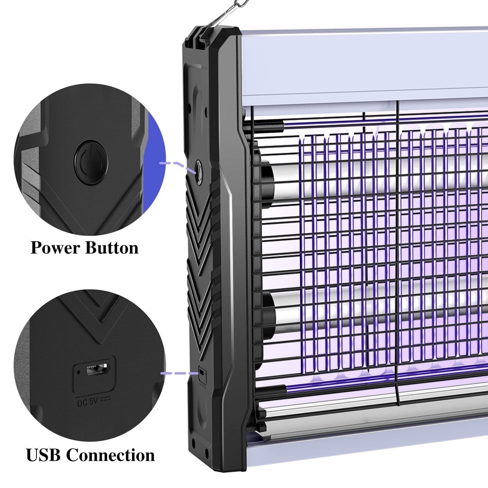 Bug Zapper 3200V Electronic Mosquito Zapper for Outdoor and Indoor Waterproof T