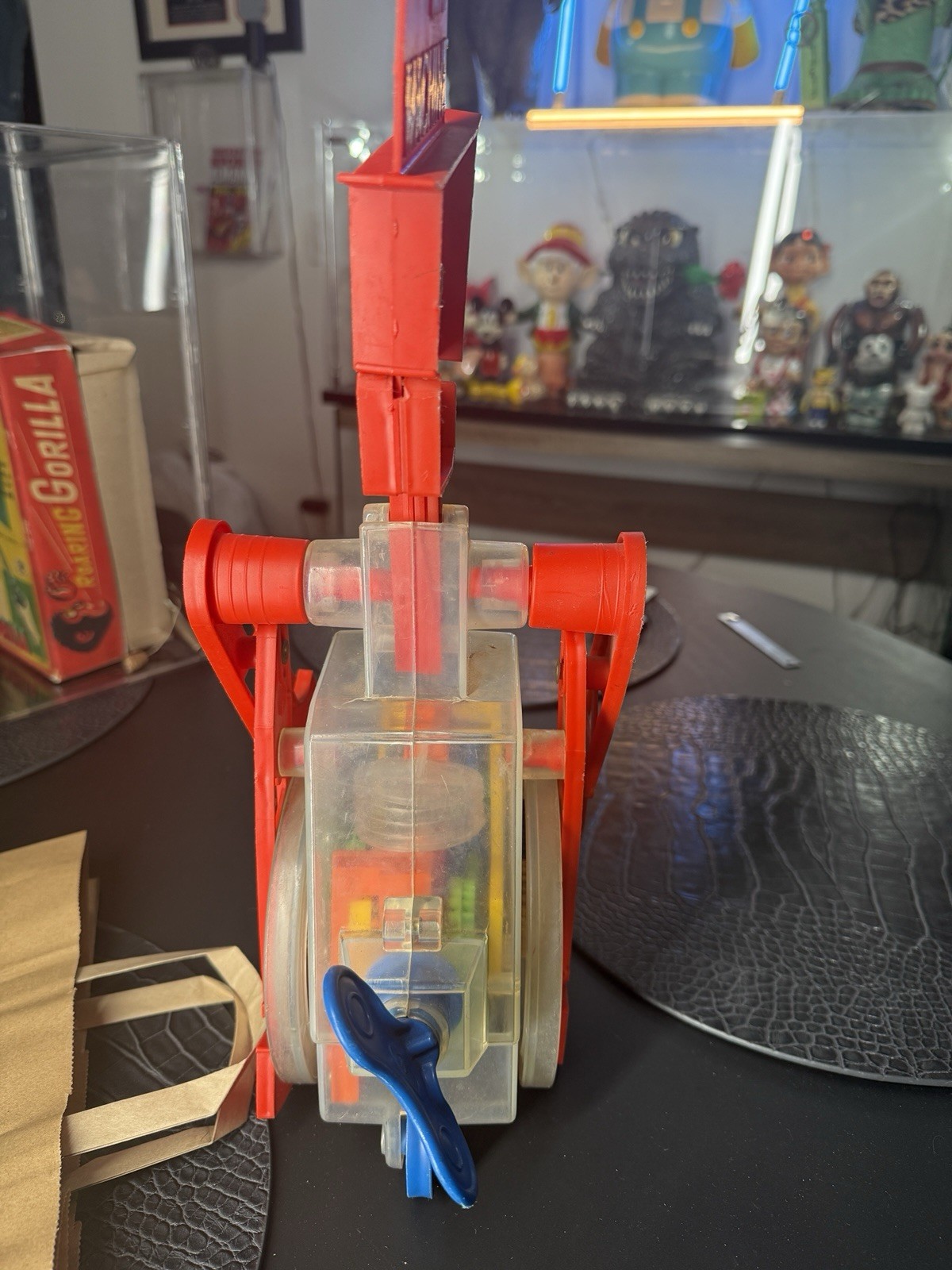 1977 MR. MACHINE Robot Ideal Toy Wind Up "Walk n Whistle"