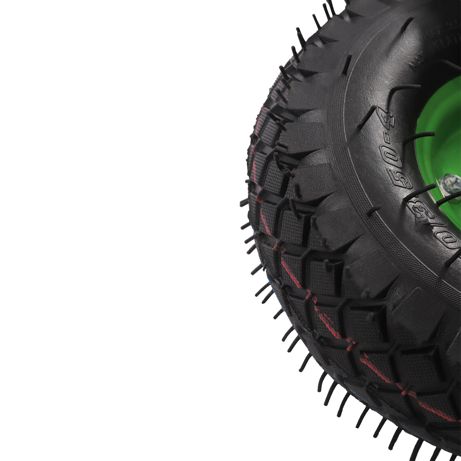 Heavy Duty 10 inch Caster Wheels 4 Pack Rubber Swivel Caster Inflatable Wheels