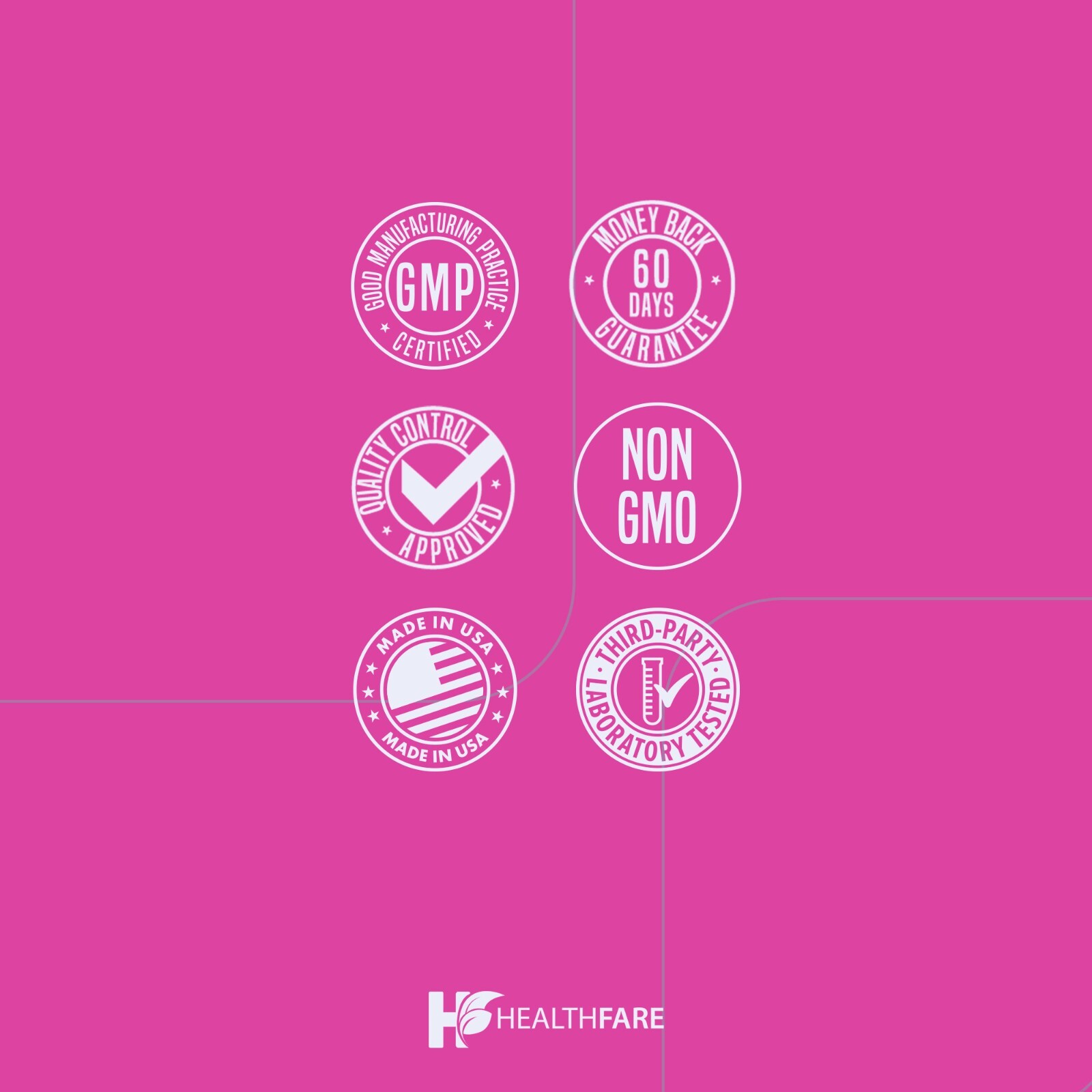 HealthFare Folic Acid 400mcg 300 Tablets Folate Vitamin B9 Water-Soluble