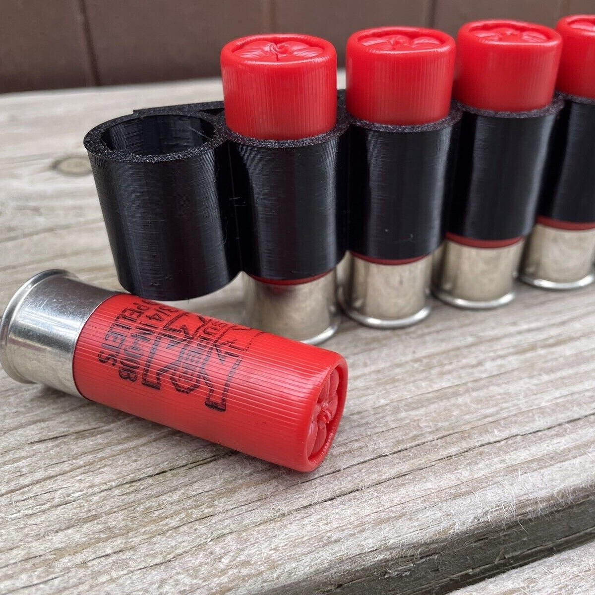 Flexible Shotgun Side Saddle 12 ga Shell Holder Fits Mossberg 590 500 NEW DESIGN