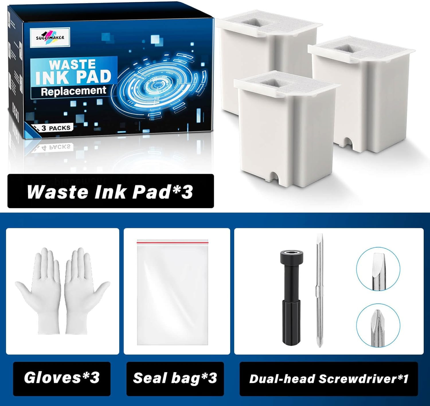 Waste Ink Pad Replacement with Reset Software for Ecotank ET-4800 ET-2800 ET-280