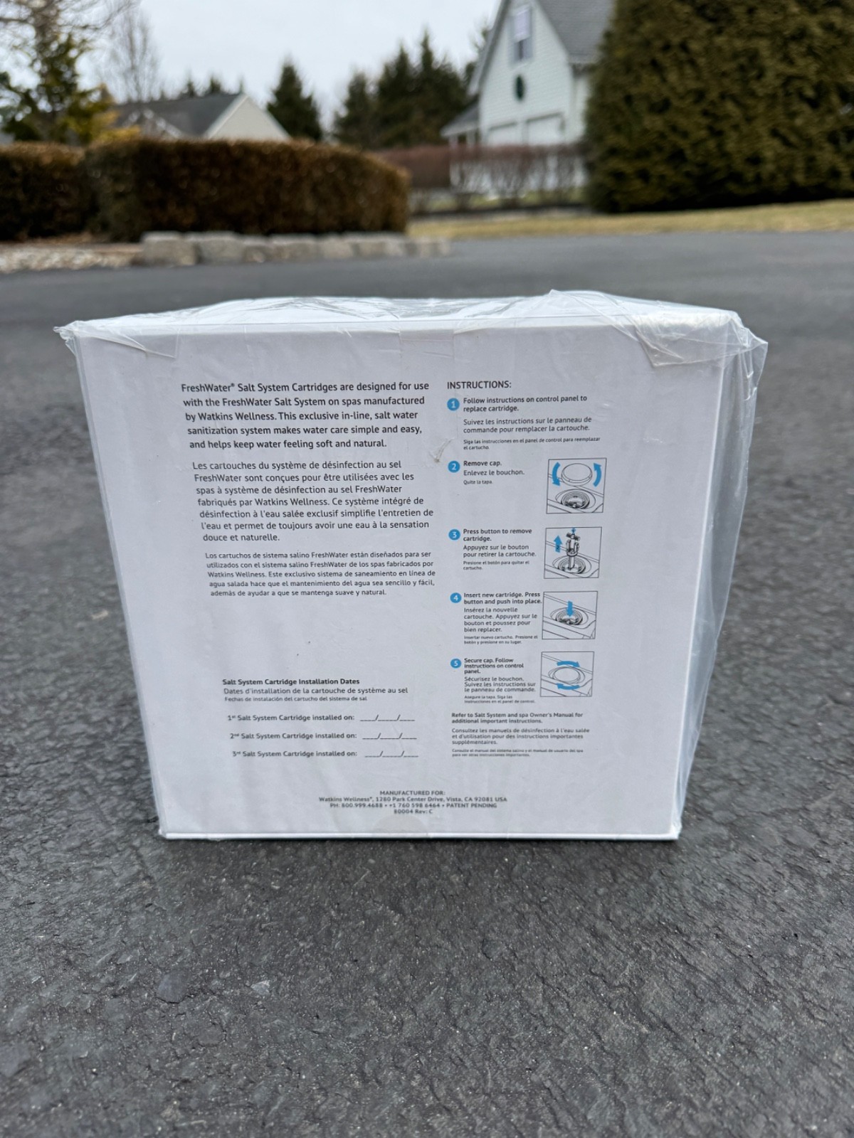 Genuine, Factory Sealed, FreshWater Salt System Cartridges, 3ct.