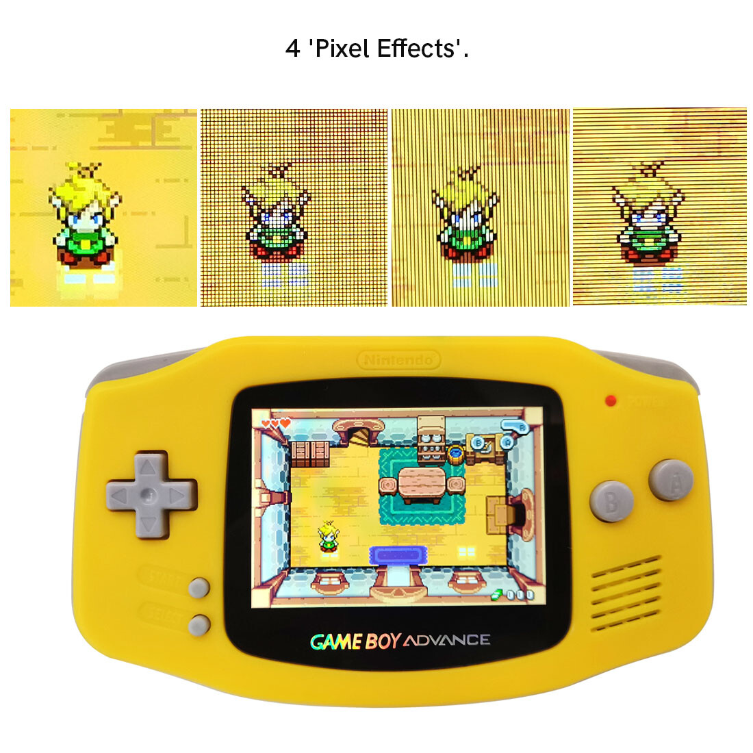 Hispeedido V5 GBA Laminated IPS LCD KIT W/ 1800mAh batteries with shell