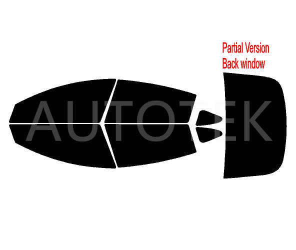 PreCut Window Film Any Tint Shade % VLT For Tesla Model 3 2017-2023（Full Car）
