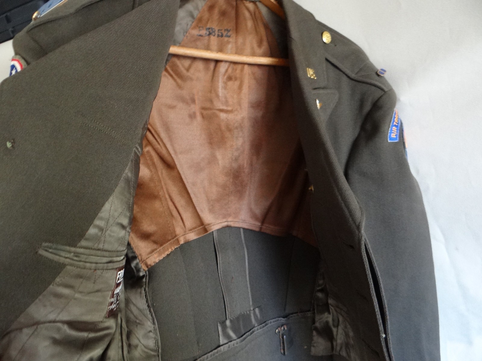 WWII Army Air Corps Air Transport Command Officers Ike Jacket Uniform