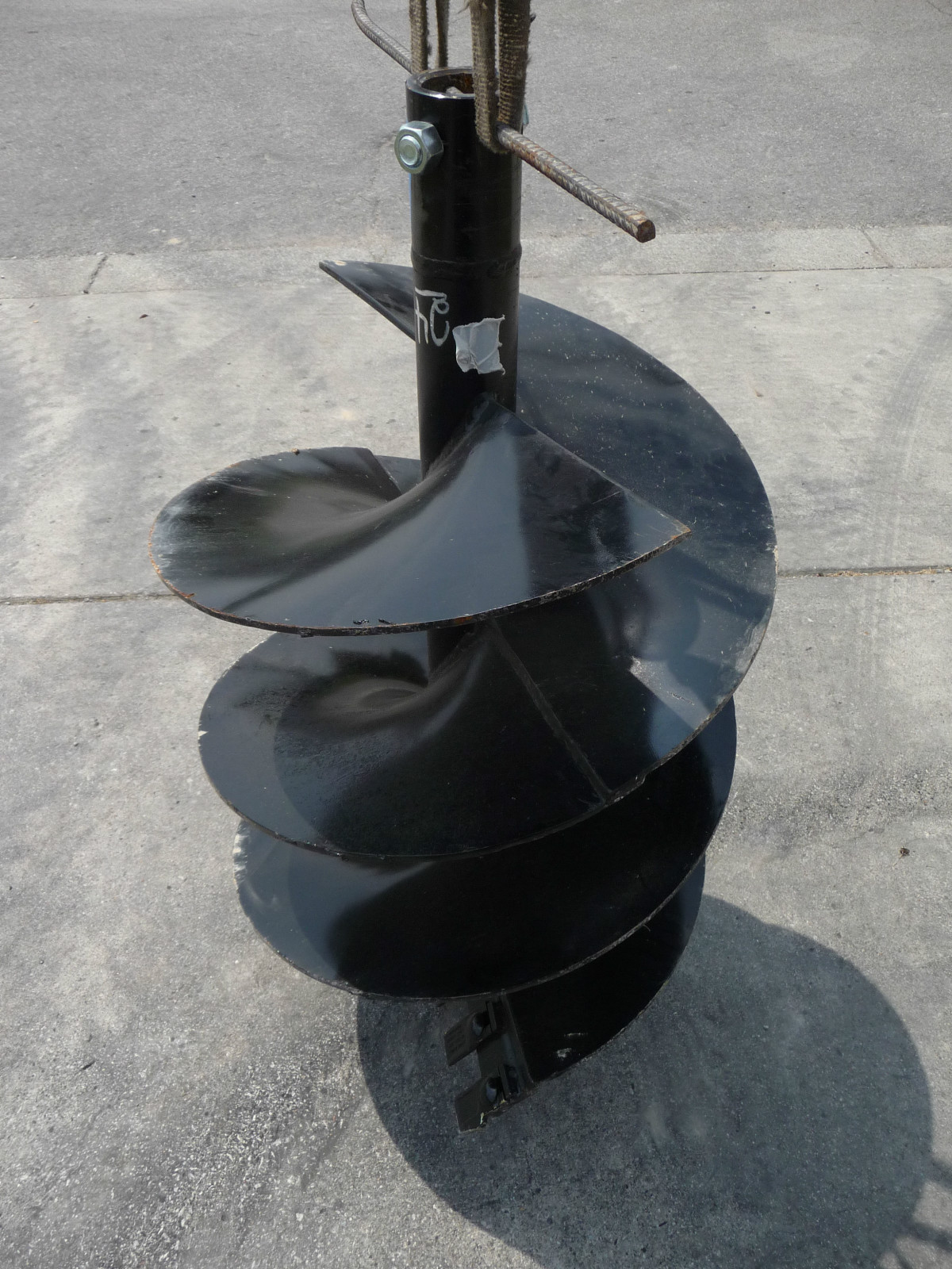 Lowe 24" Skid Steer Auger Bit 2" Hex Collar 48" Long